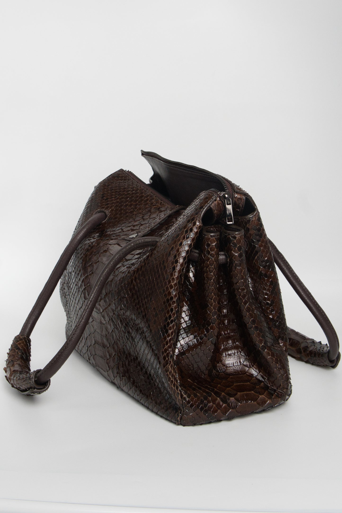Bolsa | Couro do Python | Marrom