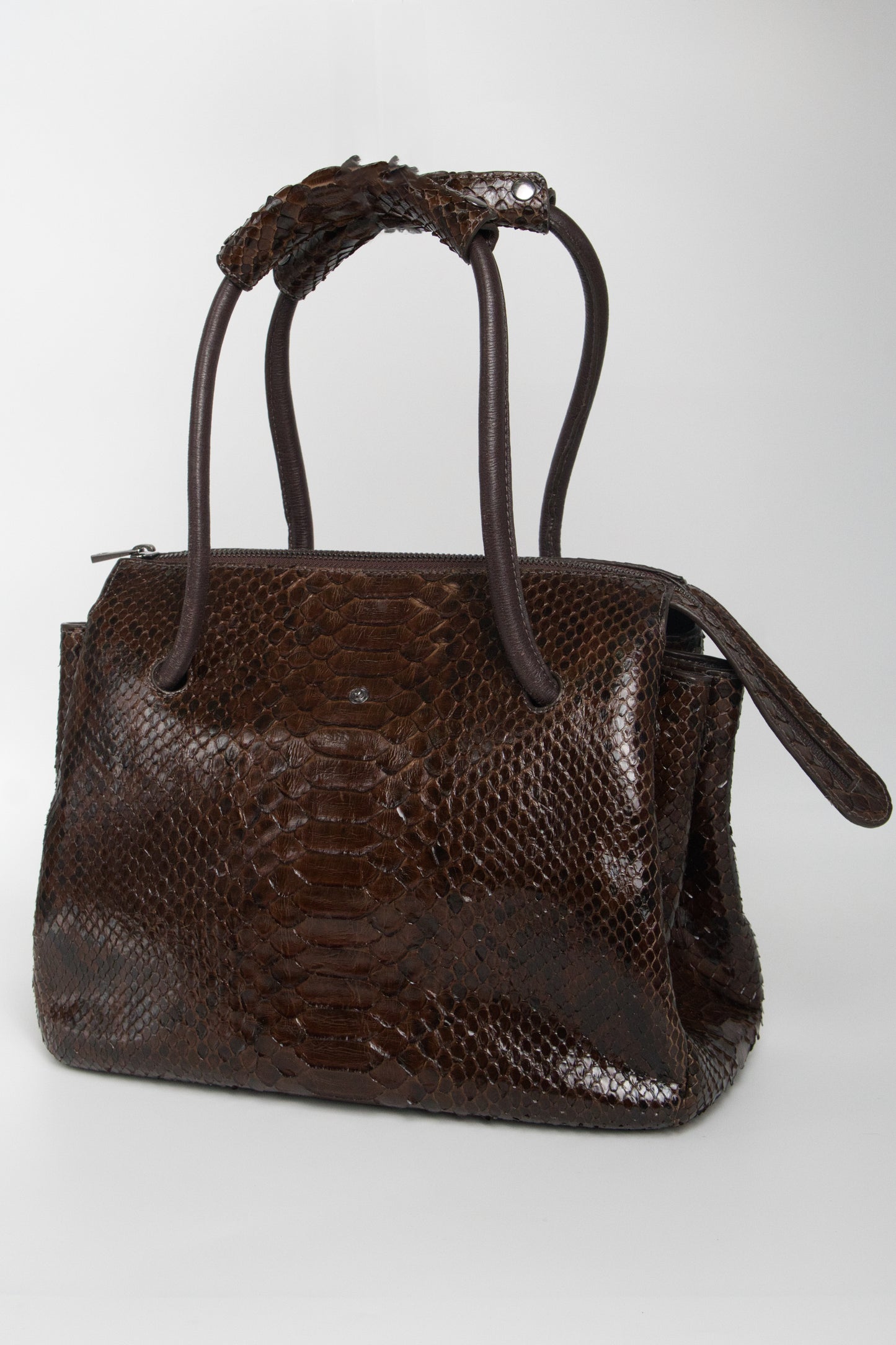 Bolsa | Couro do Python | Marrom