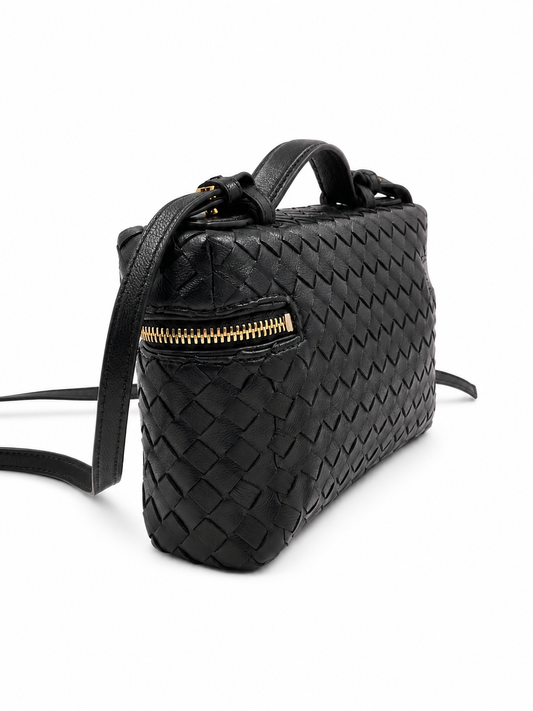 Bolsa Valentina | Pelica de Caprino | Preta