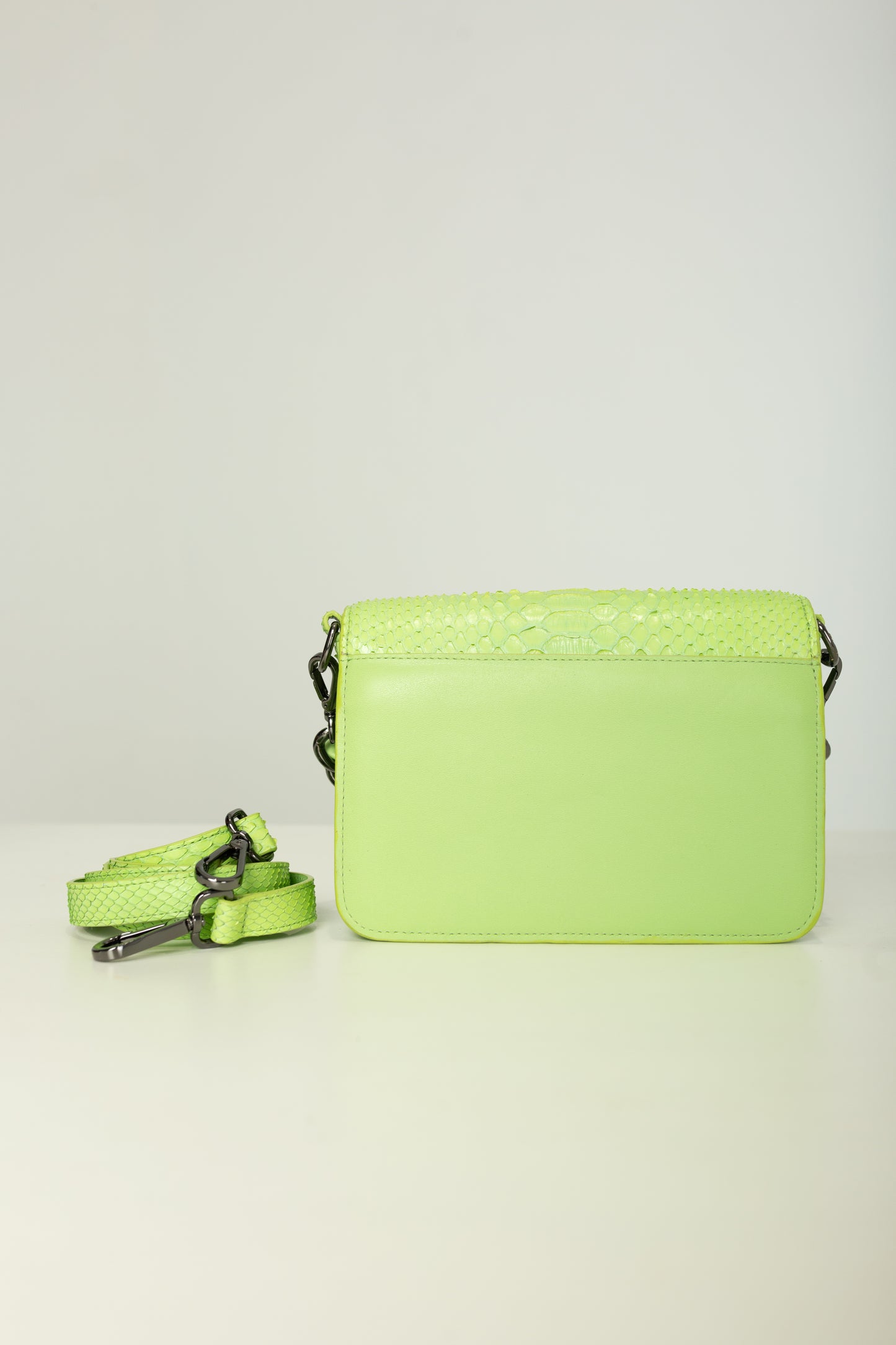 Bolsa Elisa | Couro de Python | Lima