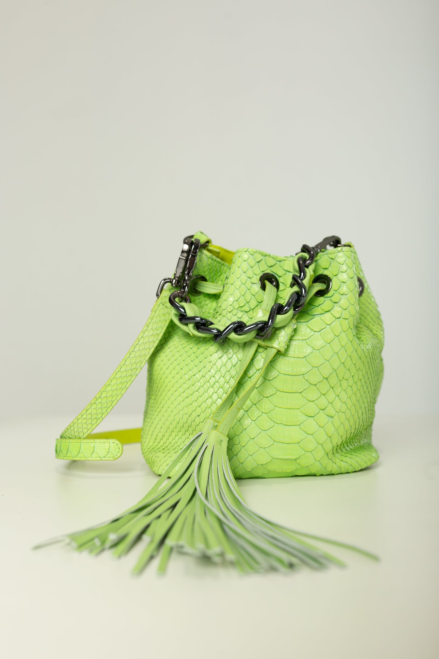 Bolsa Clarissa | Couro de Python | Lima