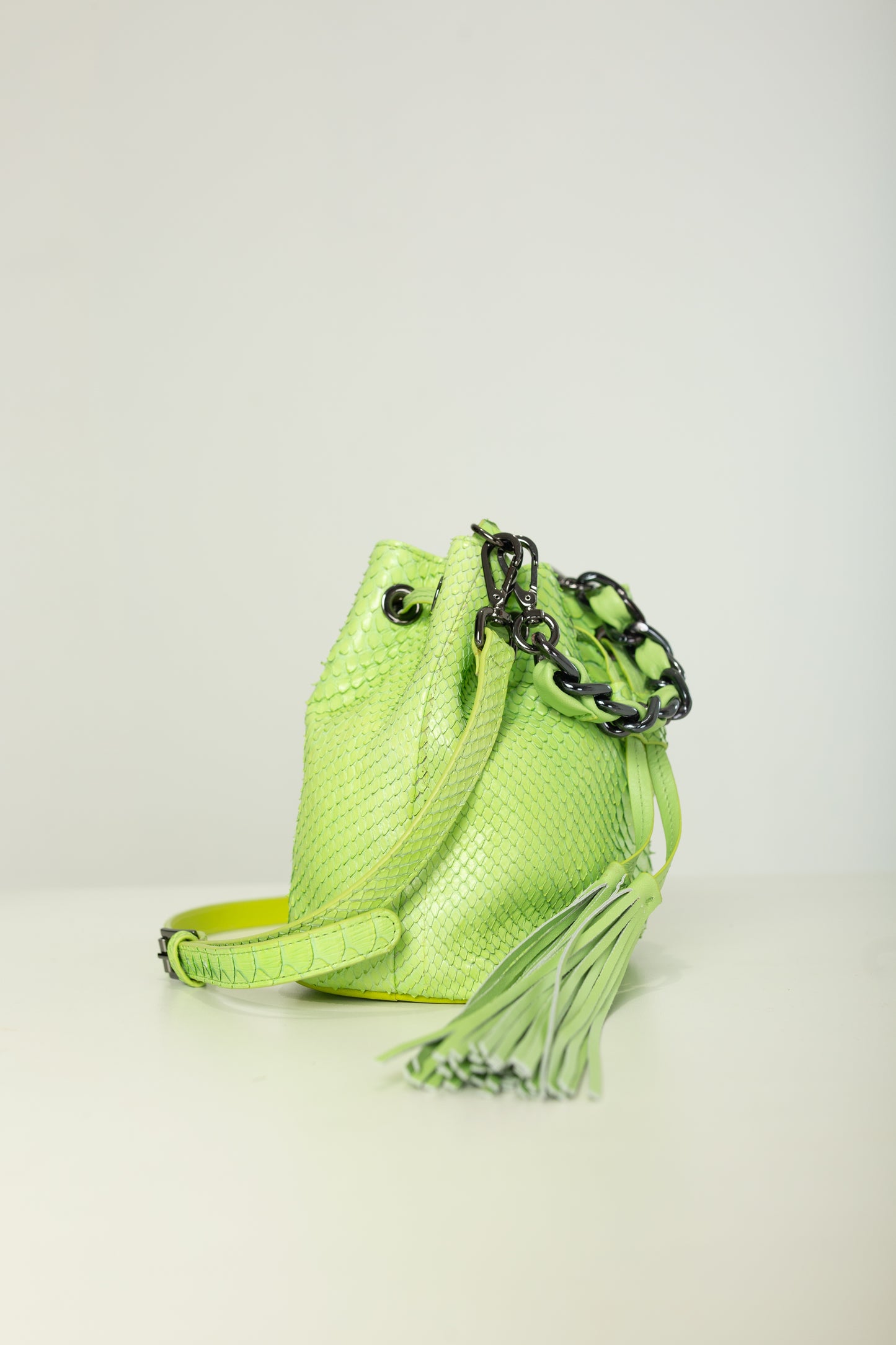 Bolsa Clarissa | Couro de Python | Lima