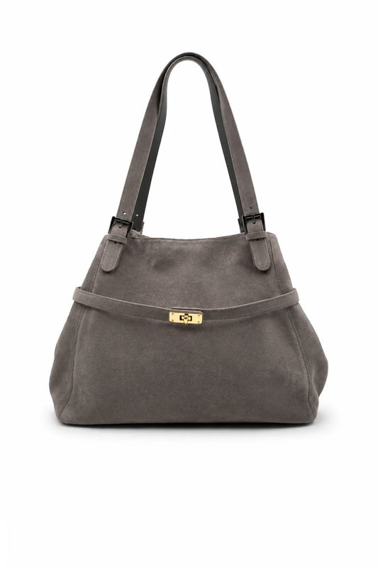 Bolsa 3004 | Camurça | Cinza