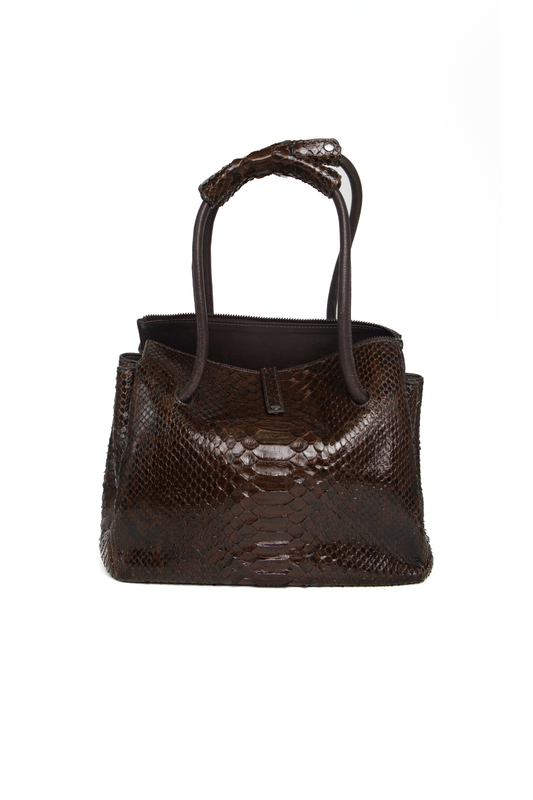 Bolsa | Couro do Python | Marrom