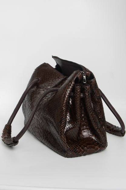 Bolsa | Couro do Python | Marrom
