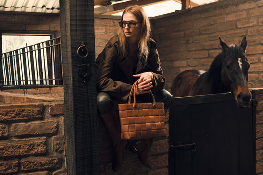 Bolsa Bet | Pelica de Caprino | Caramelo