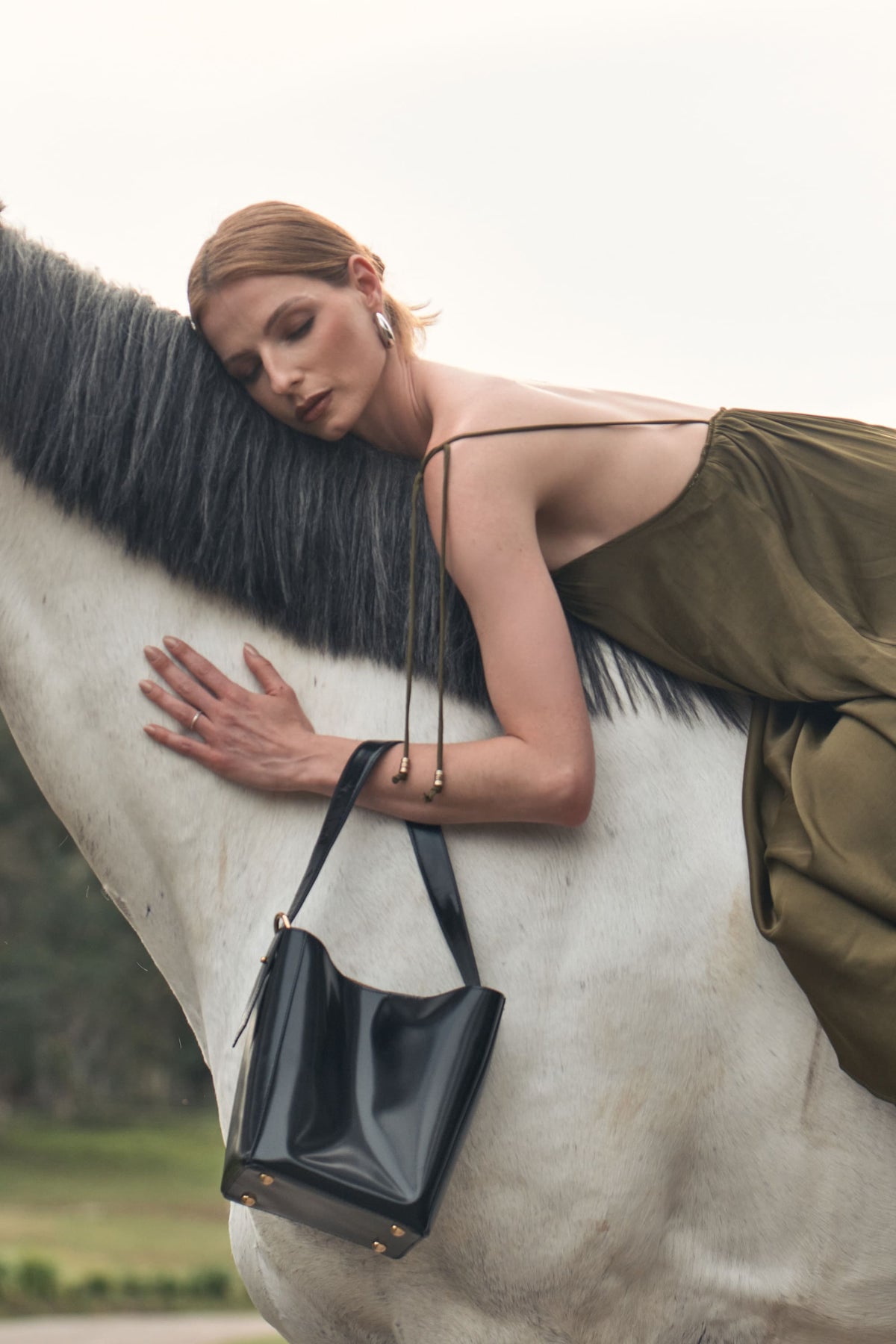 Bolsa Aline | Couro Box | Preta