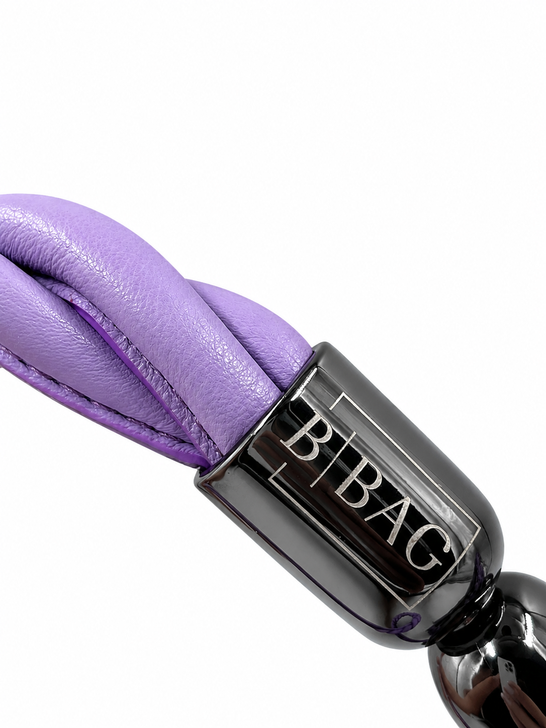 Bolsa Fabi | Couro de Python | Lilás | Ferragem Ônix