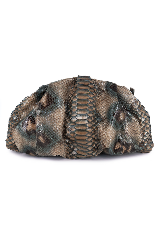 Bolsa Tanara | Couro de Python Artesanal |