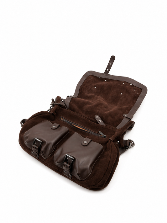 Bolsa Liége | Camurça | Marrom