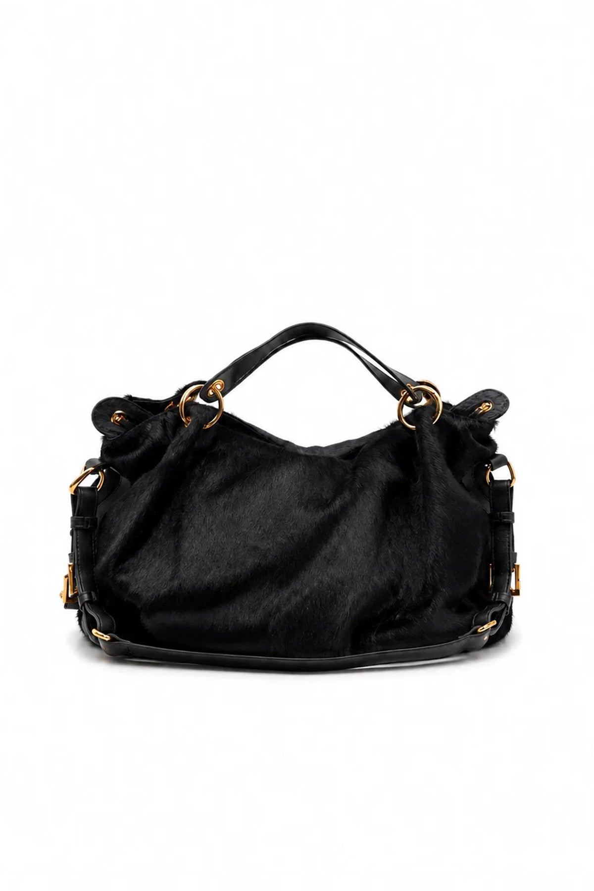 Bolsa Livian | Couro Bovino | Preta