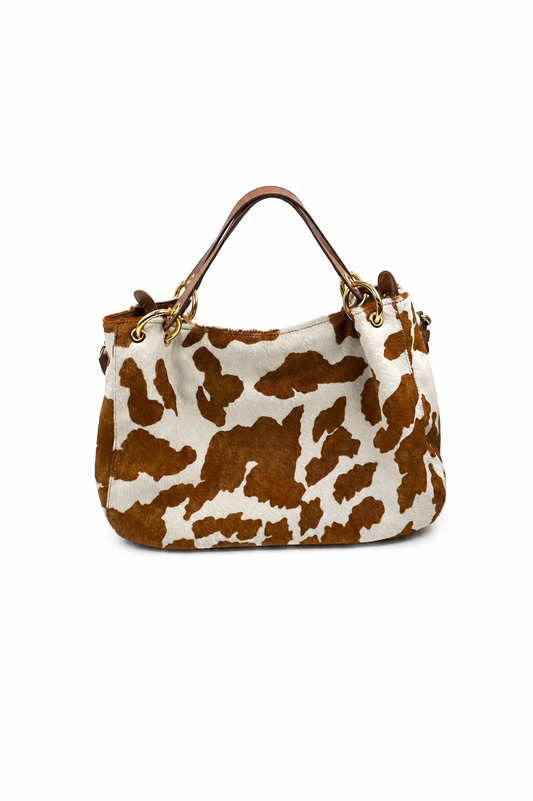Bolsa Livian | Couro Bovino | Animal Print
