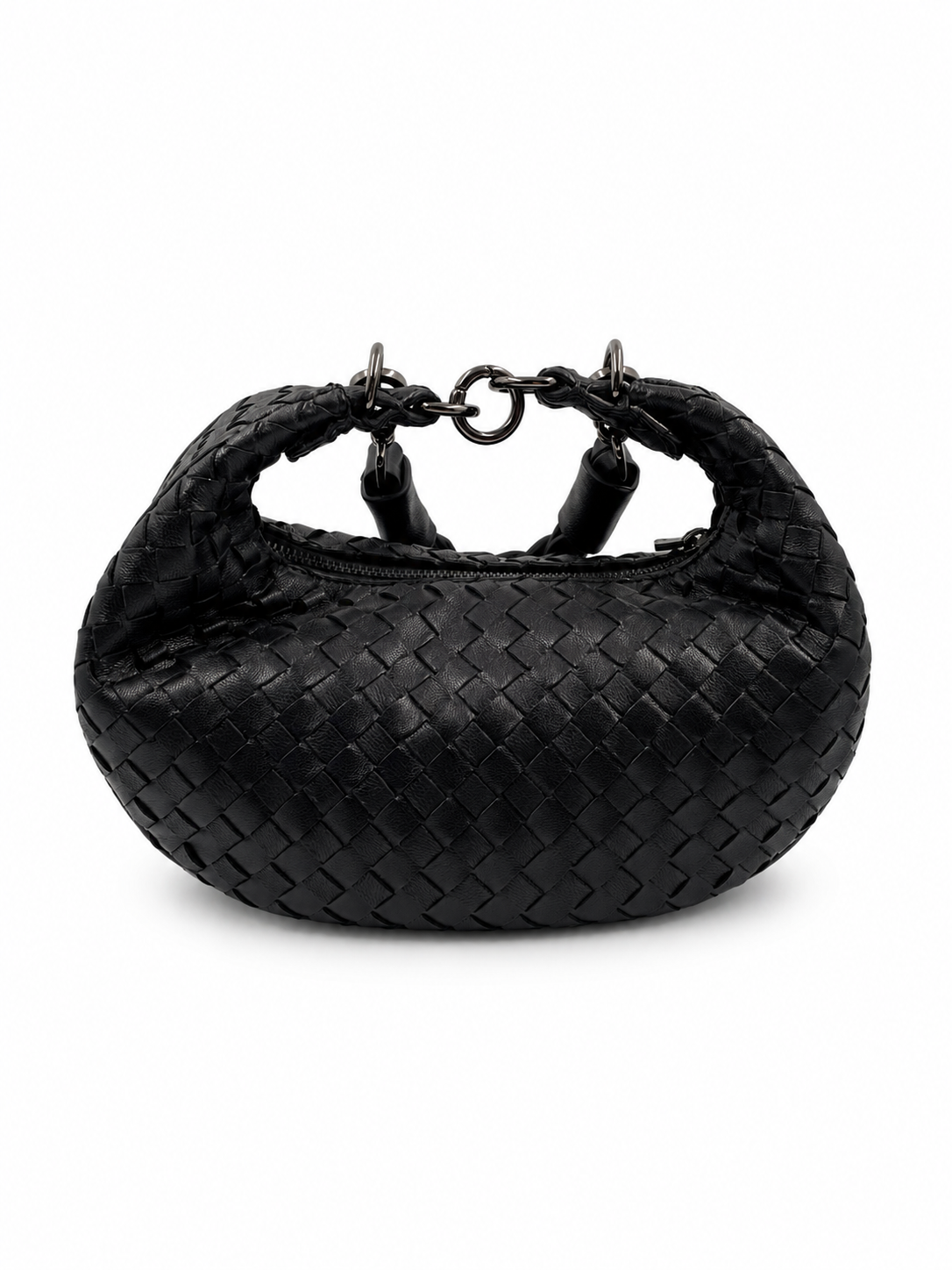 Bolsa Marcela P | Pelica de Caprino | Preta | Ferragem Ônix