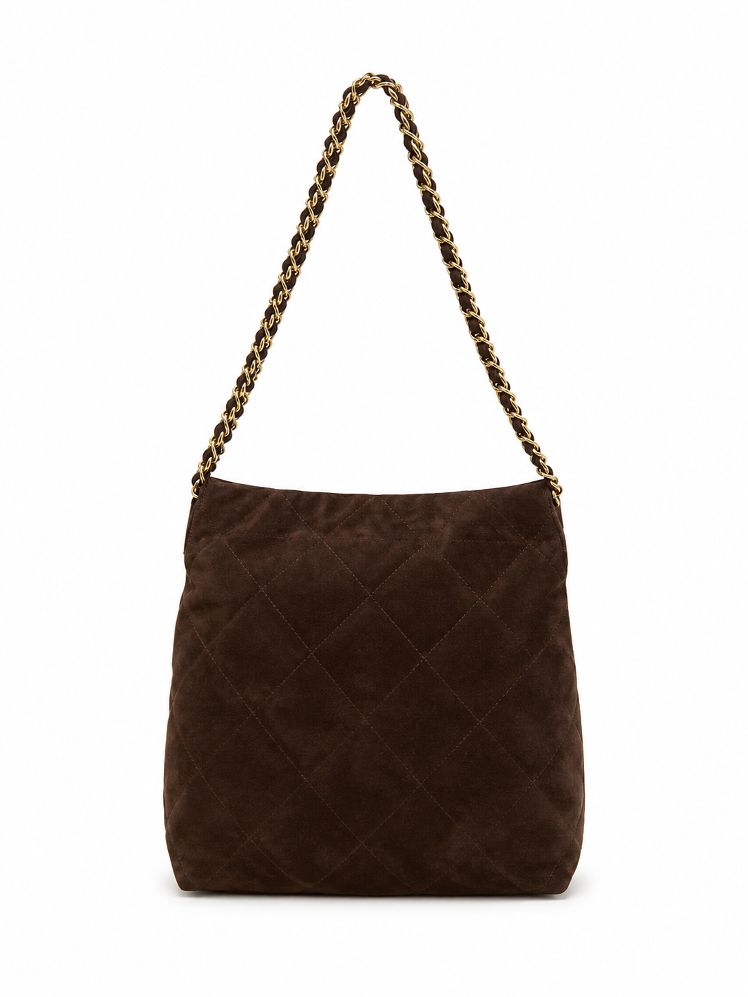 Bolsa Paula M | Camurça | Marrom