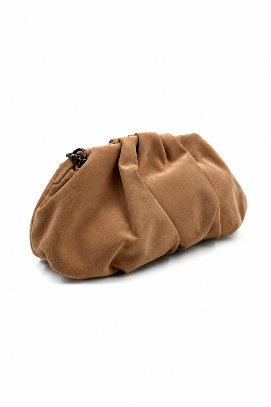 Bolsa Tanara P | Camurça | Laranja
