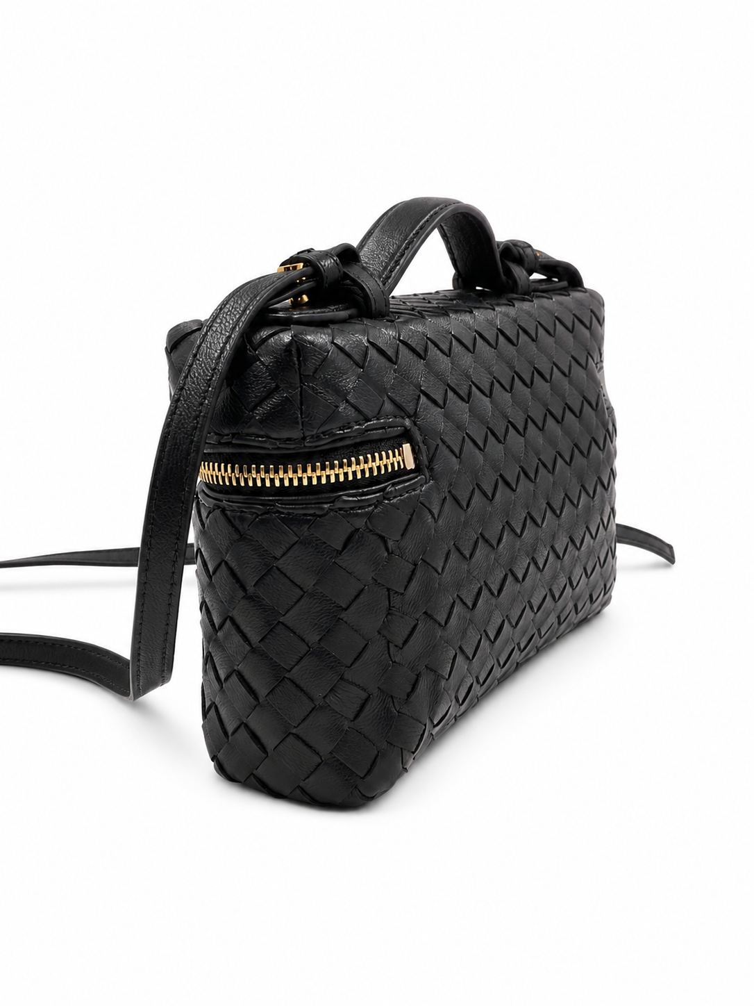Bolsa Valentina | Pelica de Caprino | Preta