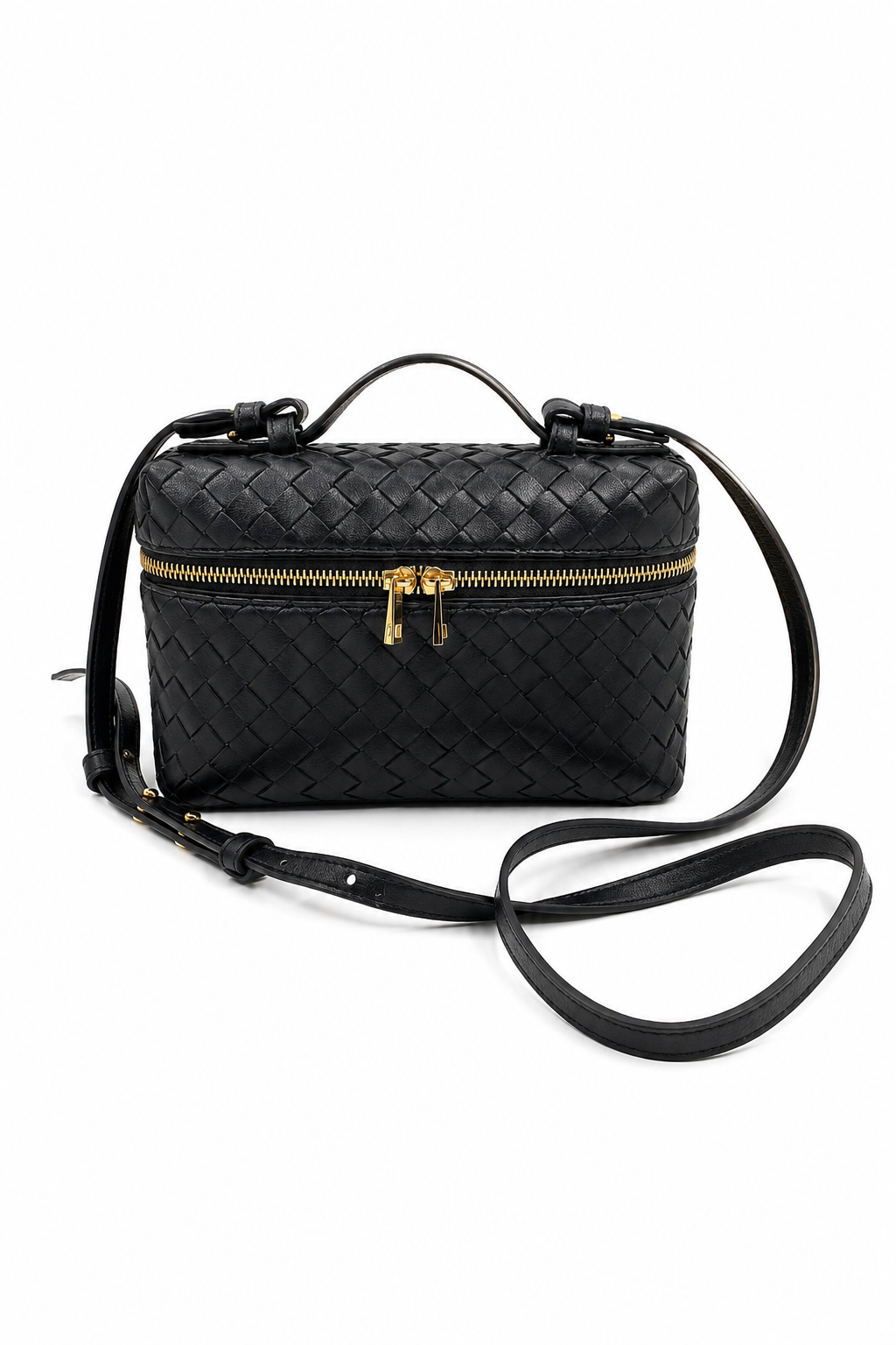 Bolsa Valentina | Pelica de Caprino | Preta