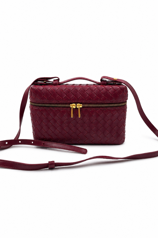 Bolsa Valentina | Pelica de Caprino | Vermelha