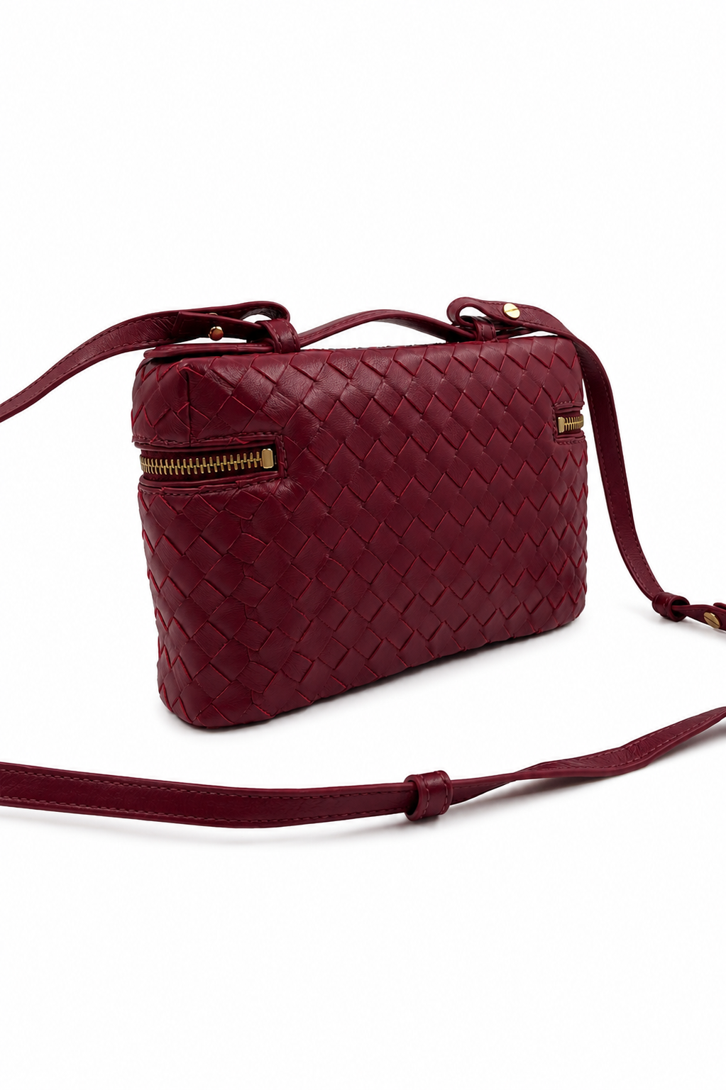 Bolsa Valentina | Pelica de Caprino | Vermelha