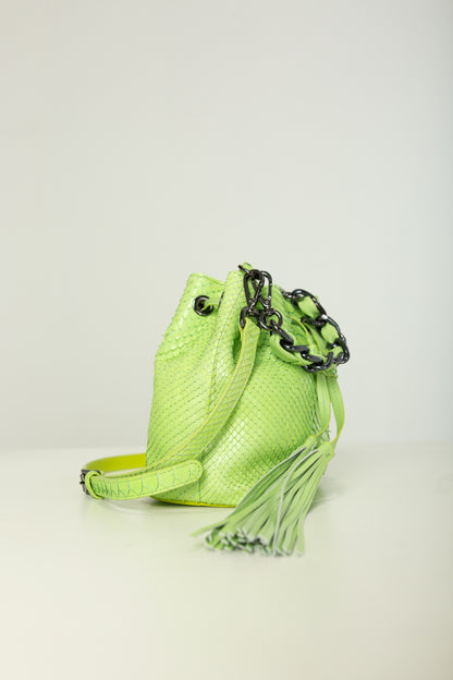 Bolsa Clarissa | Couro de Python | Lima