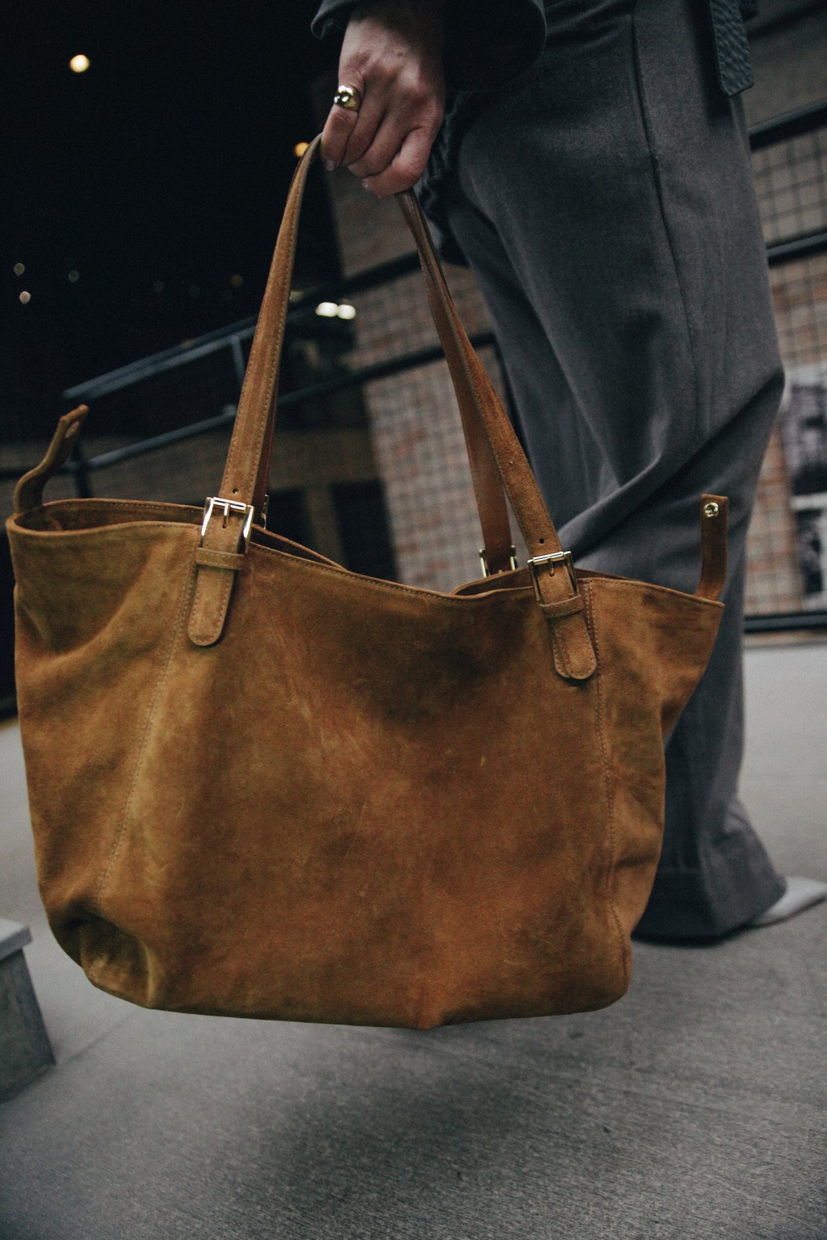 Bolsa 3004 | Camurça | Caramelo
